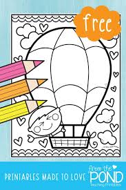 Hot Air Balloon Coloring Page Coloring Pages Printable Coloring Pages Teaching Printables