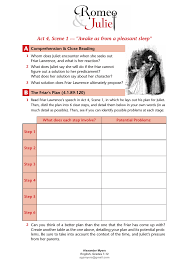 Romeo And Juliet Igcse Act 4 Scene 1 The Friars Plan