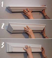 How To Hang Floating Shelves Easiest Way To Hang Floating Shelves Diy Floating Shelves Floating Shelves Diy Diy Shelves Bedroom Floating Shelves Bathroom