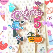 Vampirina Cake Topper Con Dettagli Halloween Torte Di Compleanno Compleanno