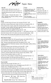 Choose from our extensive, ever changing 20 tap craft beer selection with brews from all over the country. Mia Menu In Ithaca New York Usa