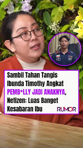 Momen haru saat Ibunda Timothy mengangkat pemb*lly Timothy menjadi anaknya,  tindakan tersebut langsung menjadi sorotan karena keluasan hati Ibunda  Timothy #timothy #viral #ibunda