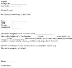 *karena contoh surat izin sakit ini adalah surat tidak resmi, maka dalam penulisan surat yang terpenting adalah isi informasi yang jelas berkaitan alasan seperti sakit, berapa lama izin sakit dan. Contoh Surat Tidak Masuk Kuliah Sakit Backup Gambar