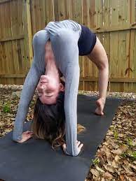 The kind of beautiful that it kinda doesn't matter what her feet look like. Wheel Pose Jamie Marie Yoga Jamie Marie Yoga