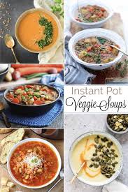 It just takes about 20 mins from start to tips to make vegetable soup. Nourishing Instant Pot Vegetable Soup Recipes Two Healthy Kitchens