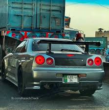 Any skyline gtr below 500k r32 r33 r34 r35 call or text. Karachi Track Nissan Skyline R34 Gt R V Spec Ii Nur From Facebook