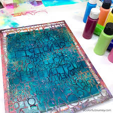 Maybe you would like to learn more about one of these? Gel Printing Fabric Carolyn Dube