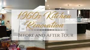 1960s kitchen renovation before and