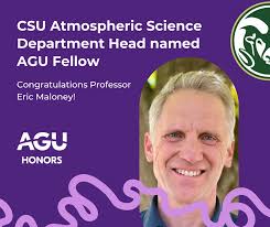 Professor Eric Maloney named AGU Fellow