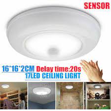 Use it as an alternative light source for your attic or basement. Ultra Bright Wireless Battery Powered Motion Sensor Led Ceiling Light Stair Lamp Ebay