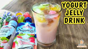 Minuman seperti ini cocok sekali jika di sajikan selagi dingin dalam cuaca panas seperti ini. Yogurt Jelly Drink Minuman Segar Untuk Buka Puasa Youtube