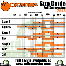 Orange Bikes Size Guide What Size Frame Do I Need