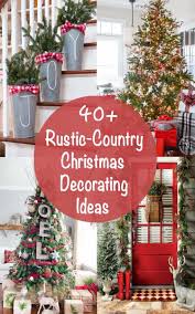 Cheery yellow, sage green and terracotta are still hallmarks of the look, but in softer tints, and against a backdrop of creamy white, whispery peach or palest tan. 40 Fabulous Rustic Country Christmas Decorating Ideas