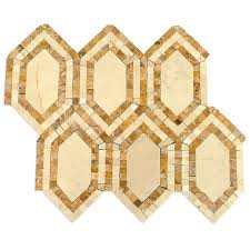 Crema marfil mini versailles pattern mosaics. Soho Studio Corp New Era Crema Marfil Golden Travertine
