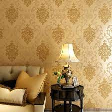 See more ideas about interior design, bedroom design, home decor. Golden Colour Combination Wall Draw Non Paper