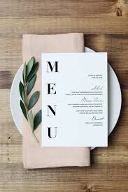 Wedding Menu Template Modern Menu Cards Template Minimal Menu Template Wedding Menu Printable Simple Menu Printable Party Menu Zl16 Menu Card Template Wedding Menu Template Wedding Table Numbers Printable