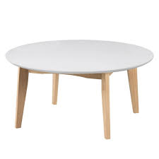 Abin White Oak Round Coffee Table Coffee Tables Fads Easy to assembly and looks great!