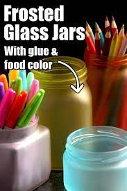 Paint A Mason Jar With Frosted Finish
