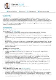 Check out which brands are taking over the media with the ultimate social media strategy. Field Marketing Specialist Resume Sample 2021 Writing Tips Resumekraft