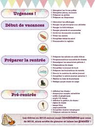 To Do List Vacances D Ete Cahier De La Maitresse Check List Vacances Vacances