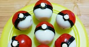 簡単 モンスターボール ポケモンキャラ弁 by くみにゃん レシピ お弁当 こども 食品アート お弁当 ポケモン
