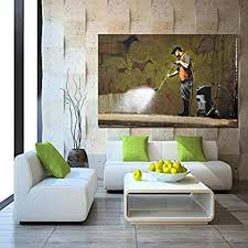 Personalised wall art graffiti bedroom decal sticker in home & garden, diy materials, wallpaper & wall coverings. Modern Graffiti Art Painting Mouse Under Umbrella Let Them Eat Crack Print Poster Canvas Painting Wall Art Home Decor B 32x40inch 80x100cm Buy Online At Best Price In Uae Amazon Ae