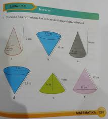 Rutgers university math education grad student brittany marshall ignited a twitter firestorm when she said the idea of 2+2 equaling 4 is cultural, but numerous other teachers. Tentukan Luas Permukaan Dan Volume Dari Bangun Kerucut Berikut Brainly Co Id