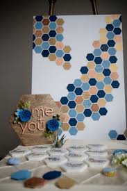 geometric shapes geode details styled shoot wedding