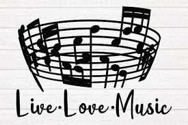 Download Live Love Music Graphic By Kayrativedigitalkreations Creative Fabrica PSD Mockup Templates