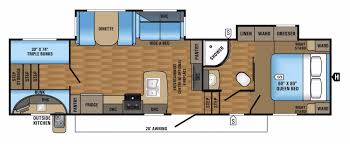 Jayco Eagle Ht 29 5bhok Rv Floor Plans Floor Plans Fifth Wheel