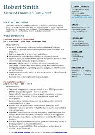 When you're hiring a consultant for your consulting firm, it's crucial to find candidates with stellar client management, critical thinking, and collaboration skills. Financial Consultant Resume Samples Qwikresume