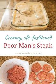 Classic poor man's steak smothered in creamy gravy. Poor Man S Steak A Ranch Mom