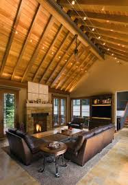 Cable Lighting For The Home Ceiling Lights Living Room Rustic Living Room Beams Living Room
