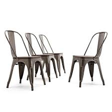Linzy Metal Slat Back Side Chair Dining Chairs Modern Dining Chairs Modern Chairs