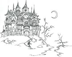 This birds coloring page for adults is a bit more advanced with its fine details on the birds and birdhouses. Castle Coloring Pages For Adults