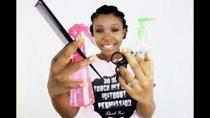 Gently pull the iron down over your hair at a medium pace. How To Do Black Girls Hair White People Doing Black Hair Youtube