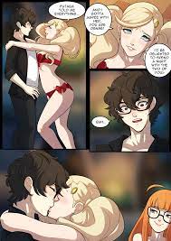 akira kurusu ann takamaki comic joker (persona) kinkymation  kissing megami tensei persona persona 5 ren amamiya sakura futaba shin  megami tensei tagme 