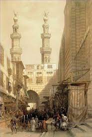 arab market old jerusalem egypt art islamic paintings old egypt