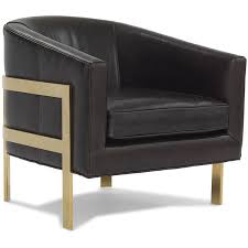 Mitchell Gold Bob Williams Avery Brass Leather Chair Williams Furniture Leather Chair Leather Furniture
