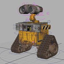 Free Rigged Wall E 3d Model Wall E Learn Animation Wall E Eve