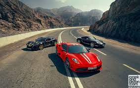 Ferrari F430 Scuderia Vs Porsche Cayman R Vs Lotus Exige Cup Porsche Cayman R Lotus Exige Ferrari F430