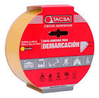 CINTA P/DEMARCACION AMARILLA 50MM X 33M TACSA