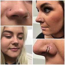 Added To A Two Sided Double Nostril Piercing On The Left And Grabbed A Photo Of A Healed Double Nos Cute Nose Piercings Double Nose Piercing Nose Piercing Tips
