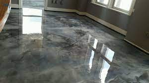The price to coat an existing concrete floor is ranges from $3 to $7 per square foot including labor and materials. Metallic Epoxy Garage Flooring In Detroit Michigan Area