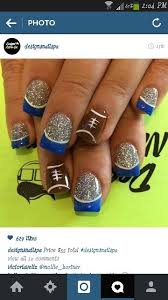 Cute For Football Season Cowboy Nails Football Nail Designs Nails