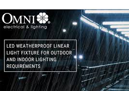 Omni Led Weatherproof Linear Light Fixture For Outdoor And Indoor Lighting Requirements