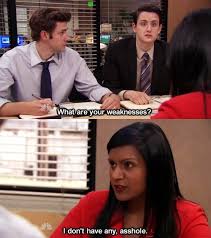 Mindy Kaling I Used To Feel Embarrassed For Being The Diversity Hire On The Office Femestella In 2020 Office Jokes Best Office Quotes Office Quotes