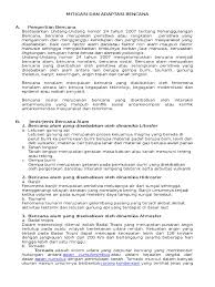 Contoh Soal Tentang Mitigasi Dan Adaptasi Bencana Alam Barisan Contoh