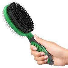 One side is specifically designed to pick up shedding hair, while the other side is made for simply keeping your dog's coat in an orderly fashion. Dog Brushes K9konnection 2 In 1 Bristle And Pin Grooming Brush For Dogs Cats Best Tool For Deshedding Pets Quickl Grooming Tools Grooming Pet Hair Removal