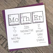 Birthday Card For Mother Printable Mother S Day Card Greetings Card Periodic Table For Her Birthday Unique Mother S Day Card Funny Birthday Card 5 X 7 Inch Funny Birthday Cards Birthday Cards Diy Mothers Day Cards